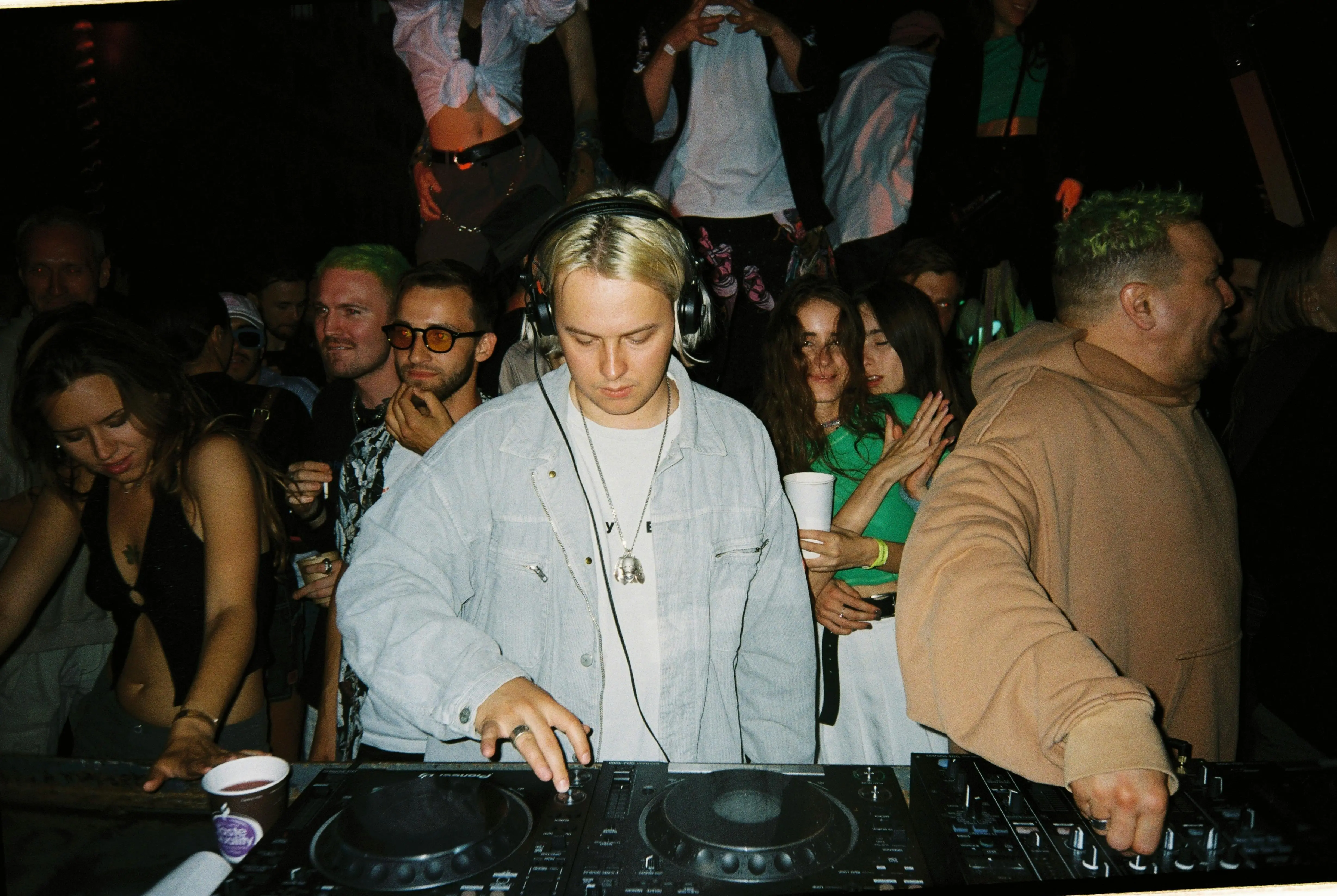 DJ performing